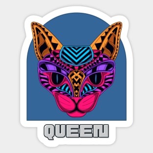 Queen Cat Sticker